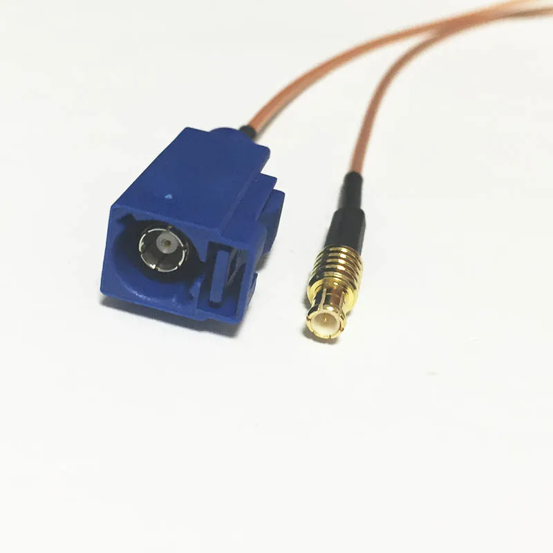 Nové MCX Samec Konektor Prepínač FAKRA C ženské RG178 pigtail Kábel 15 CM 6