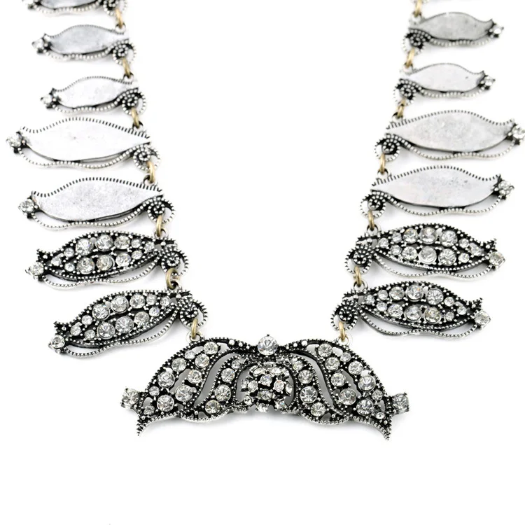 Nové Populárne Individuálny Dizajn Black List Elegantný Retro Chain Zliatiny Golier Náhrdelník Pre Ženy Módne Šperky Hot Predaj