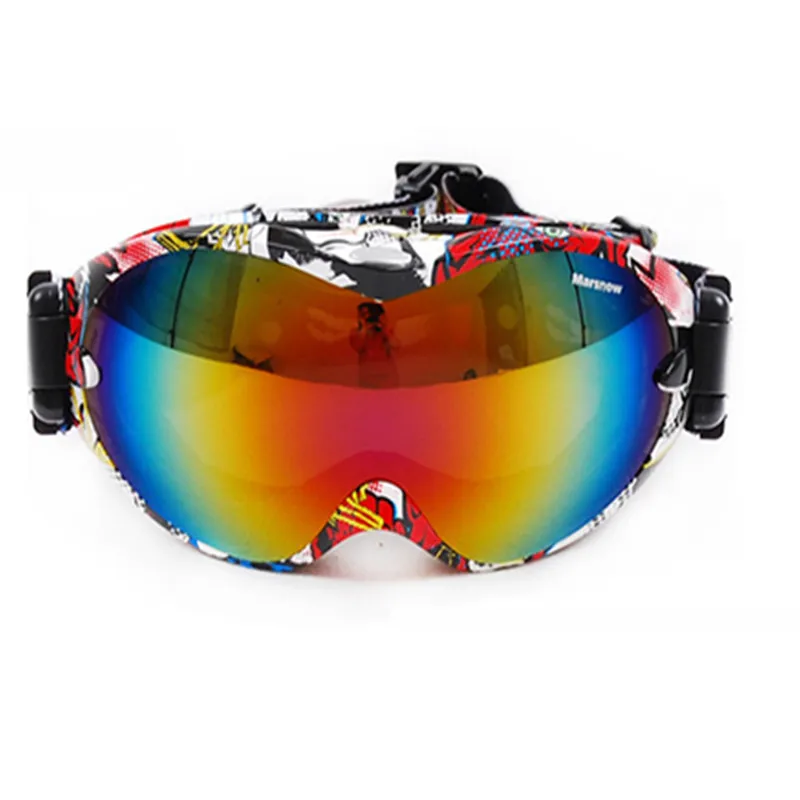 Nový sneh okuliare dvojité objektív premenlivé pre deň a noc anti-fog Lyžovanie okuliare Lezenie SnowboardGoggles s Replaceble Objektív