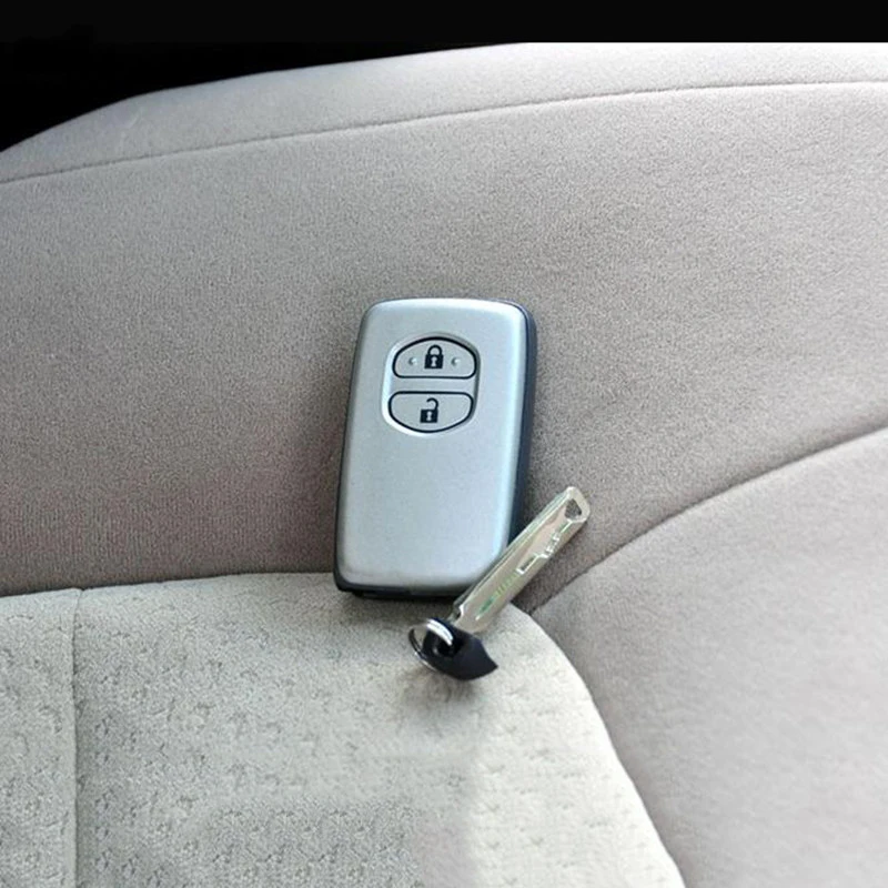 Originálne Kožené Kľúča vozidla Kryt Pre Toyota Camry Highlander Koruny Prado Land Cruiser Vitz Prius, Inteligentný Kľúč Prípade Chránič Taška