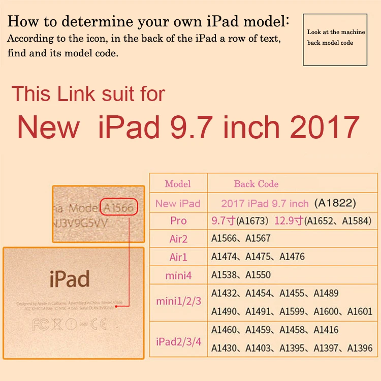Pre iPad 9.7 palca 2017 Bezdrôtové Bluetooth Keyboard Case For iPad 9.7 palca 2017 Odnímateľný Tablet Flip Kožené Stojan, Kryt+dotykové Pero