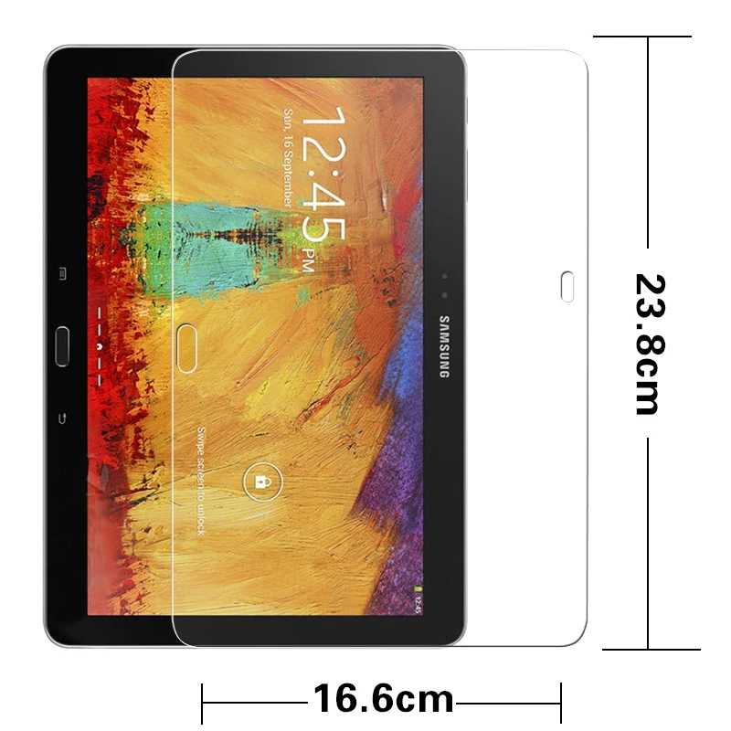 Premium tvrdené sklo fólia Pre Samsung Galaxy Note 10.1 Edition P600 M16C tablet pc Anti-shatter LCD Screen Protector Film