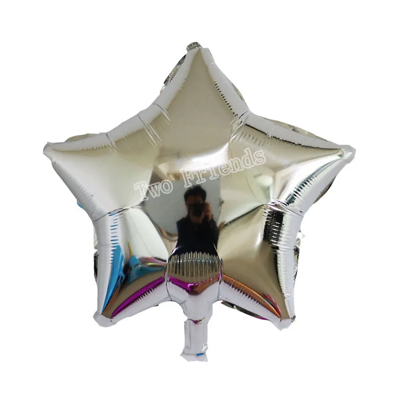 Päť bod star fóliové balóniky 10pcs/veľa 18-palcové svadobné zdvorilosti a dary detí, narodeniny, party dekorácie krásne hračky vzduchu loptu