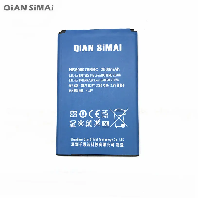 QiAN SiMAi 1pcs vysoká kvalita HB505076RBC Batériu Pre Huawei A199 C8815 G606 G610 Y600 G700 G710 G716 G610S MOBILNÝ Telefón