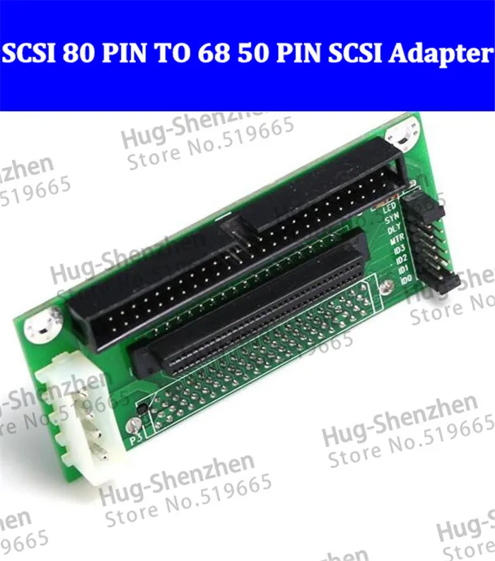 SCSI SSJ 80 PRIPNÚŤ NA 68 50 PIN Adaptér SCSI SSJ 80 PRIPNÚŤ NA SCSI 68 IDE 50
