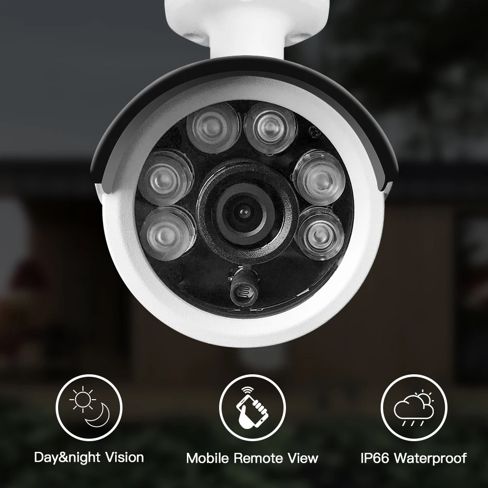 SDETER Bezdrôtová IP Kamera Wifi 720P Vonkajšie Nepremokavé Bezpečnostná Kamera Vstavaný 16 G Pamäťovú Kartu P2P Bullet Kamera Nočného videnia