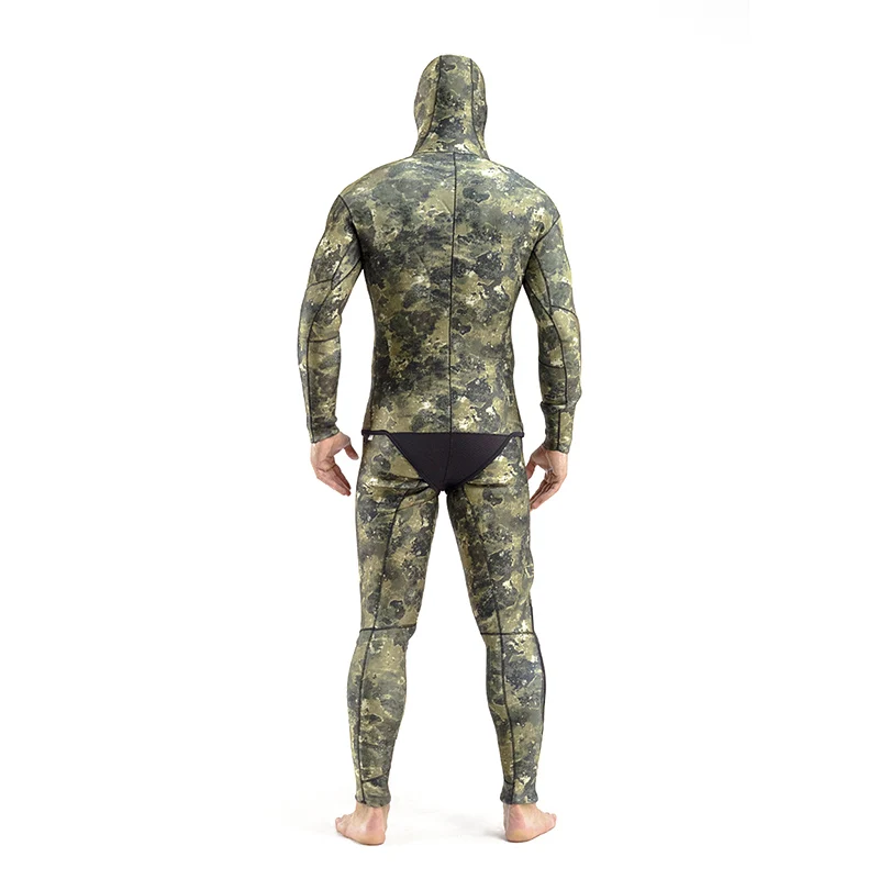 SEAC 3,5 mm Zimné Neoprén 2-kusy Športové pánske Obleky Full Body Dlhý Rukáv Yamamoto Potápačský Oblek Udržať v Teple Vyrážka Stráže Jumpsuit