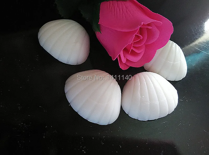 Shell tvar mini voňajúce mydlo svadobné mydlo darčeky láskavosti deti narodeninám baby sprcha láskavosť, s dopravou zdarma 40pcs/veľa