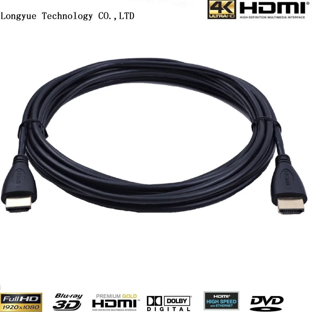 Vysokorýchlostný HDMI Kábel s Ethernet PRE HDTV to, prehrávače diskov DVD a satelitný set-top boxy a Dvr hdmi môcť 5m 10m