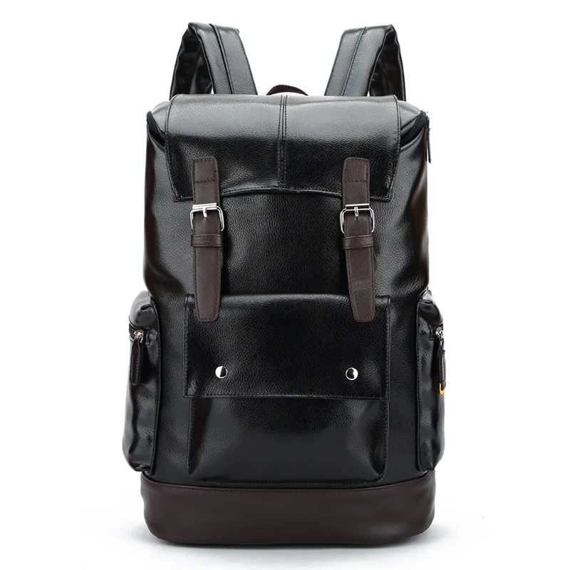 YK-Leik 2017 veľkú kapacitu, kožené batoh pre mužov počítač taška Školské tašky Cestovné notebook batohy mochila masculina