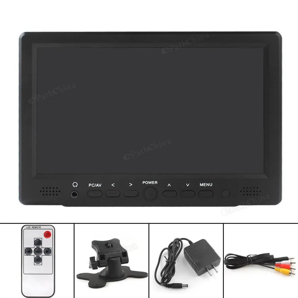 Zbrusu Nový 800 x 480 7 palcový Svetlé Farby HDMI Rozhranie TFT LCD VGA AV Auto Monitor