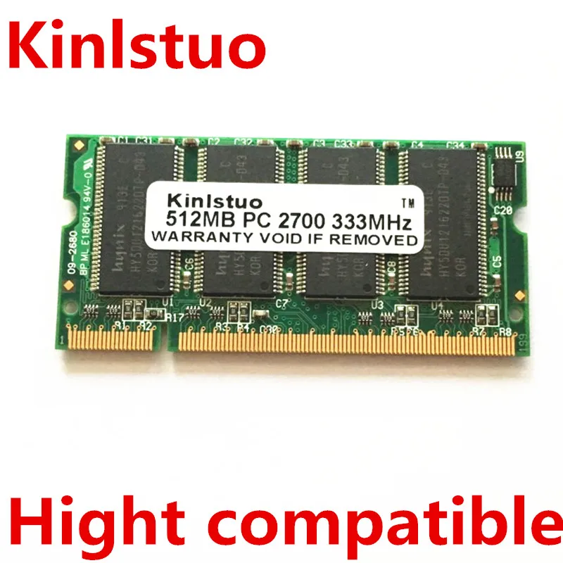 Úplne Nové Zapečatené AUTA 1GB (2x512MB) DDR-333 PC2700 200-pin Notebook 333Mhz (SODIMM) Pamäť 200pin Doprava Zadarmo