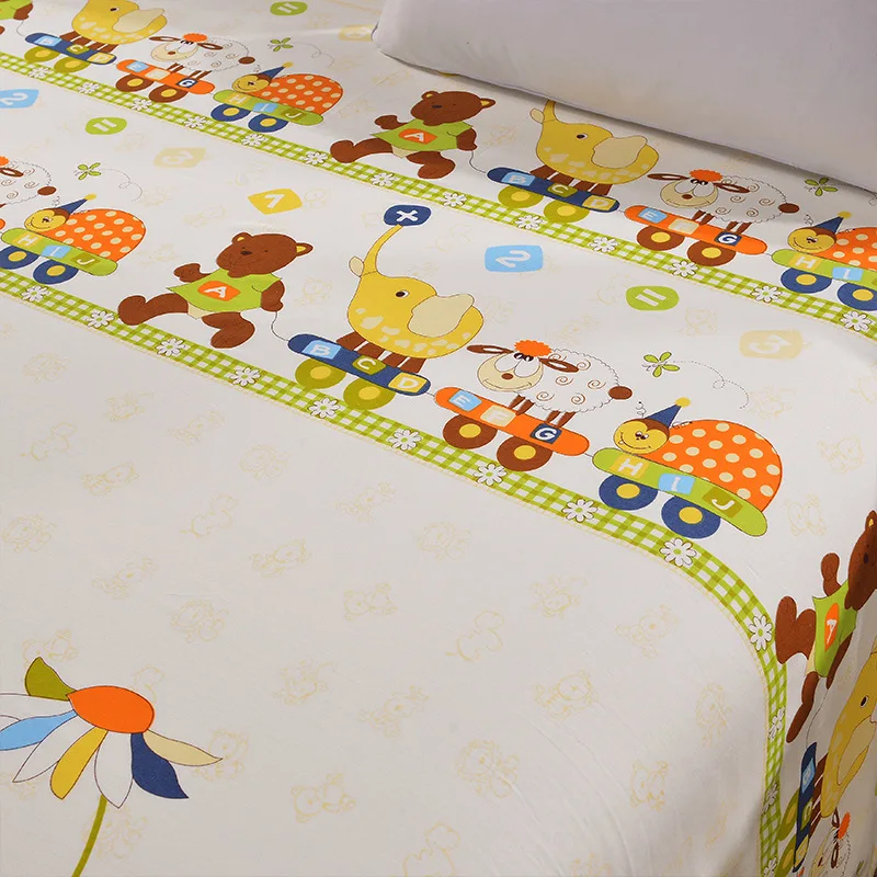 1pc cartoon žirafa ubytovni non-fade posteľ účtovná bavlna