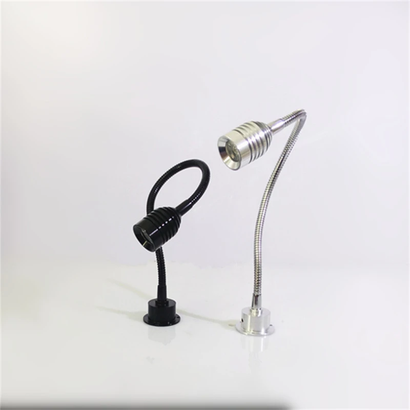 1W/3W led Pružné trubice kabinetu spot lampy ,85-265Vac led nástenné svietidlo, počítadlo svetlo ,30/40/50 cm led predviesť svetla na pozadí