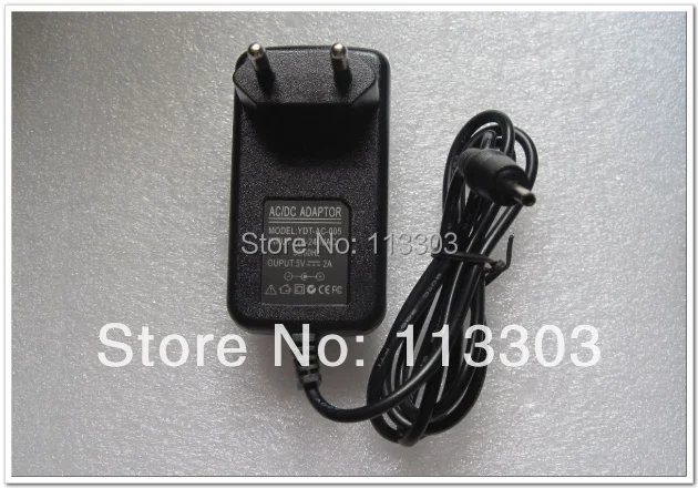 2 ks 5V 2A 3.0x1.1mm Nabíjačku EÚ a USA Pripojte Napájací Adaptér napájania pre Tablet Huawei MediaPad 7 Ideos S7,S7-Slim,S7-301U,S7-301W