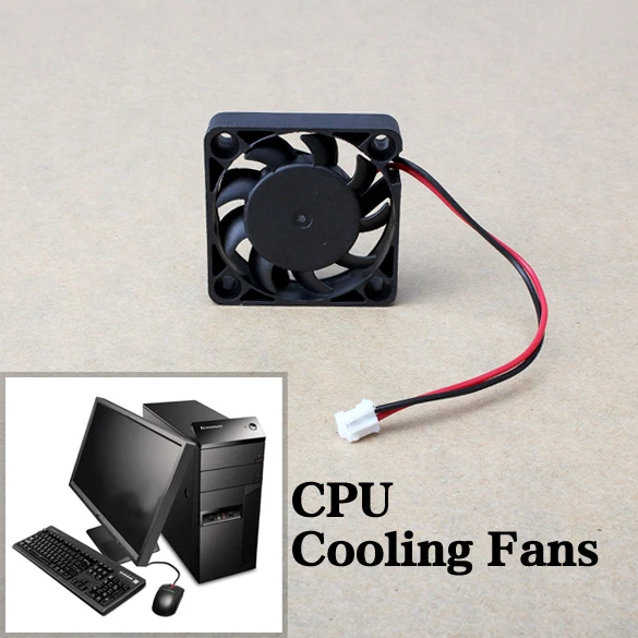 2 Pin 40 mm 12V Počítač Chladnejšie Chladiaci Ventilátor PC Black Ventilátor pre Notebooky Vysokej kvality Hot predaj