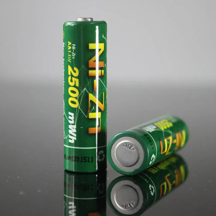 4pcs1.6v aa 2500mWh nabíjateľné Ni-Zn batérie+4pcs aaa1000mWh1.6v nabíjacie batérie+1pc aa/aaa nabíjačka+2storage box
