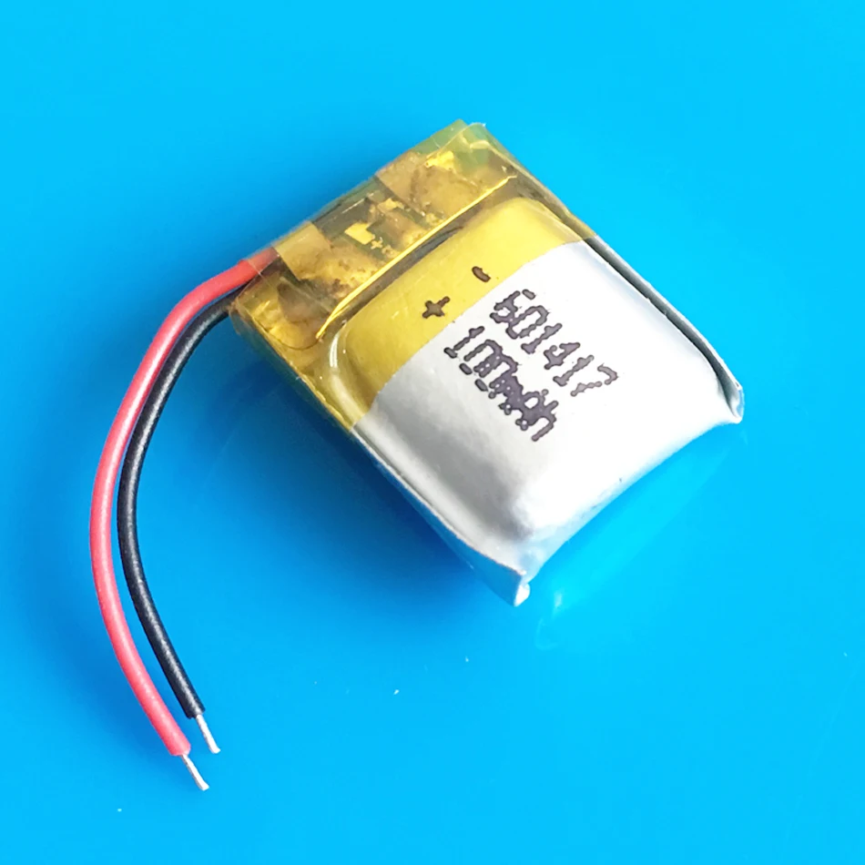 5 ks 100mAh lipo nabíjateľná batéria lítium-polymérová malej veľkosti pre MP3 bluetooth sledovať headset headphon video pero 601417