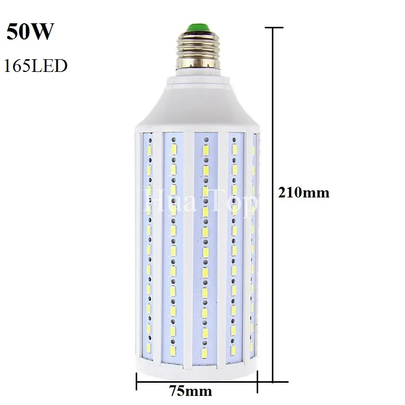 5 ks Lampada 50W 60 W 80 W 100 W LED Lampa 5730 2835 SMD E27 B22 E40 AC110V 220V Kukurica Žiarovka Prívesok Luster Stropné Bodové svetlo
