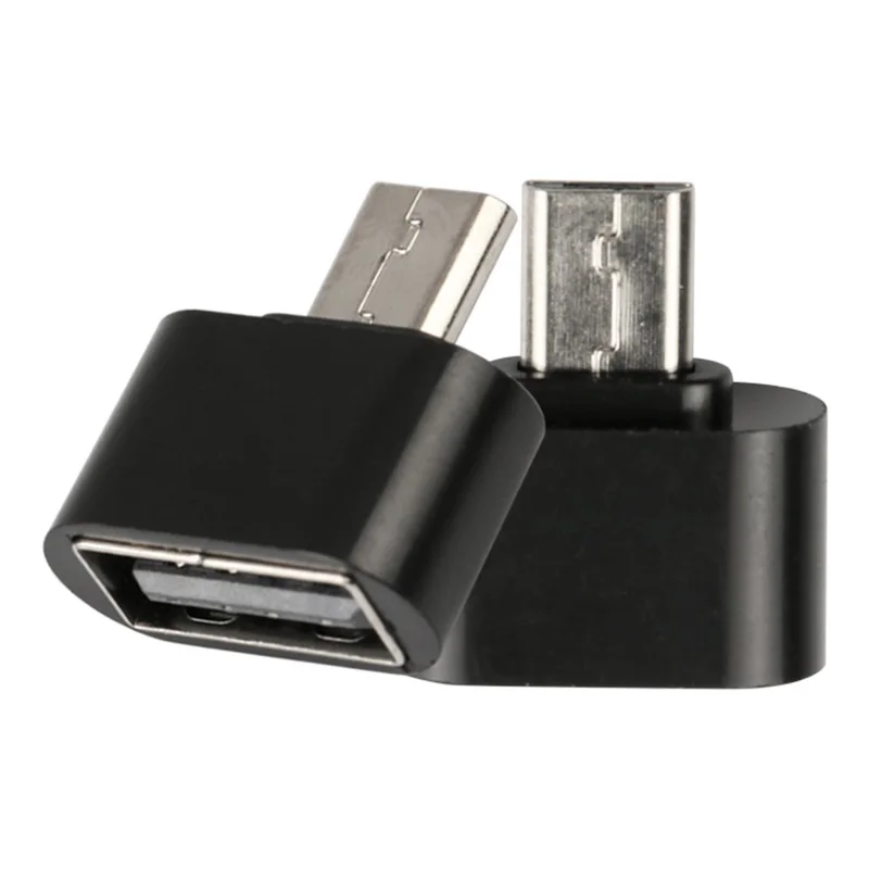 50pcs Micro USB na USB2.0 OTG Rozšírenie Adaptér, Kovové púzdro Pre Mobilný Telefón V8 Rozhranie Pre Väčšinu 5 pin Micro USB, Smart Phone
