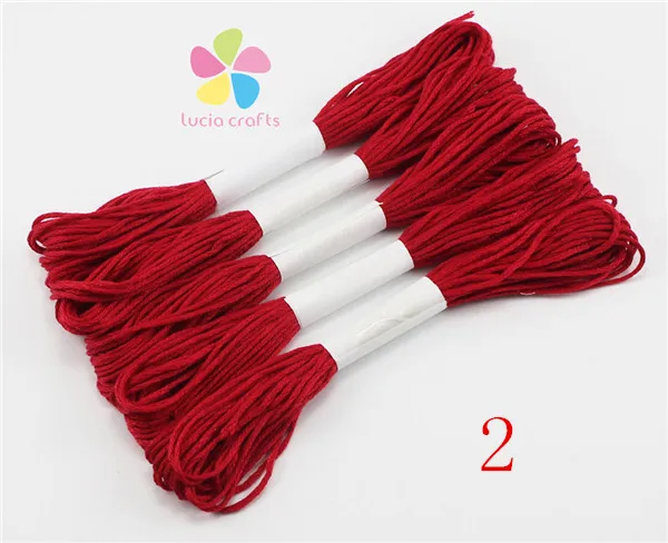 7m Multi farieb možnosť kotvy cross stitch výšivky bavlna vyšívacie nite 6pcs/veľa 20050028(D6)