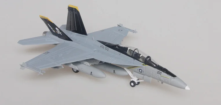 Amer USA F/A-18F Super Hornet Boj Lietadla 1/100 Skončil Zliatiny Model Hračka Pre Zbierať Darček