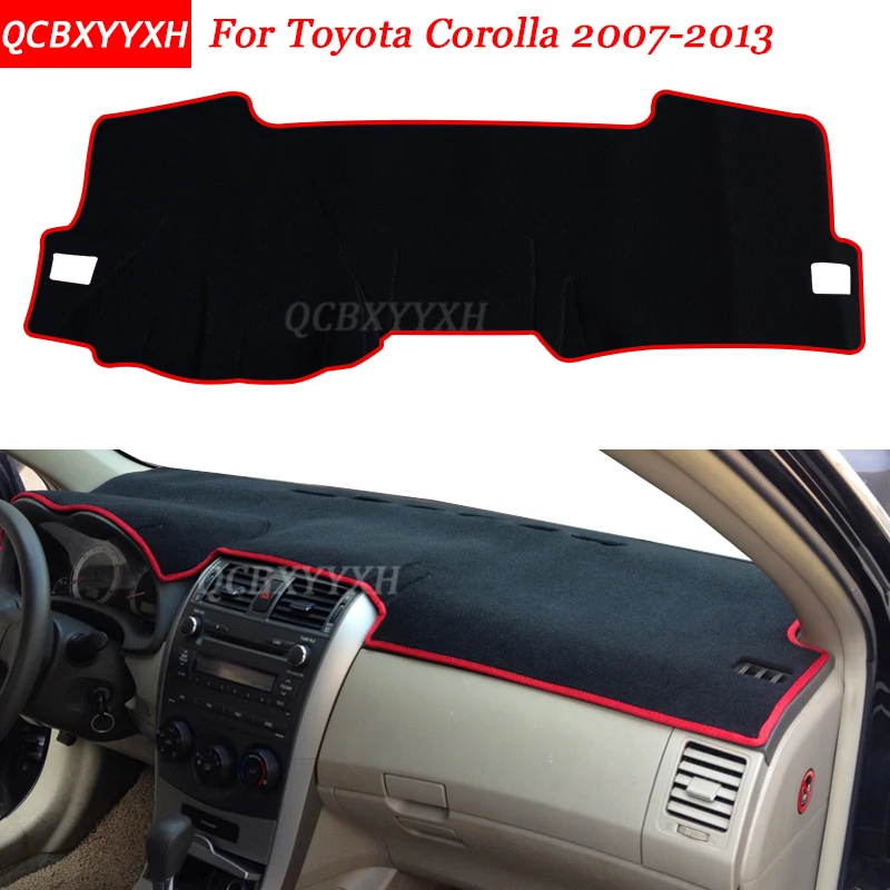 Auto Styling Tabuli Vyhnúť Light Pad Polyester Pre Toyota Corolla Na Roky 2007-2013 Nástroj Platformu Stôl Krytu Ochranné Rohože