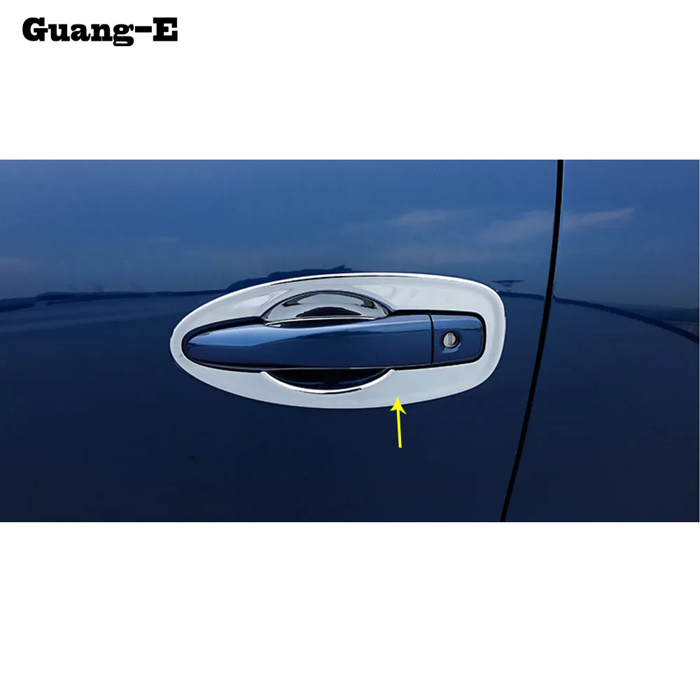 Auto tela, tvarovanie krytu detektora trim ABS chrome vonkajšie dvere stick misa na čítanie rám 8pcs Pre Renault Kadjar 2016 2017 2018