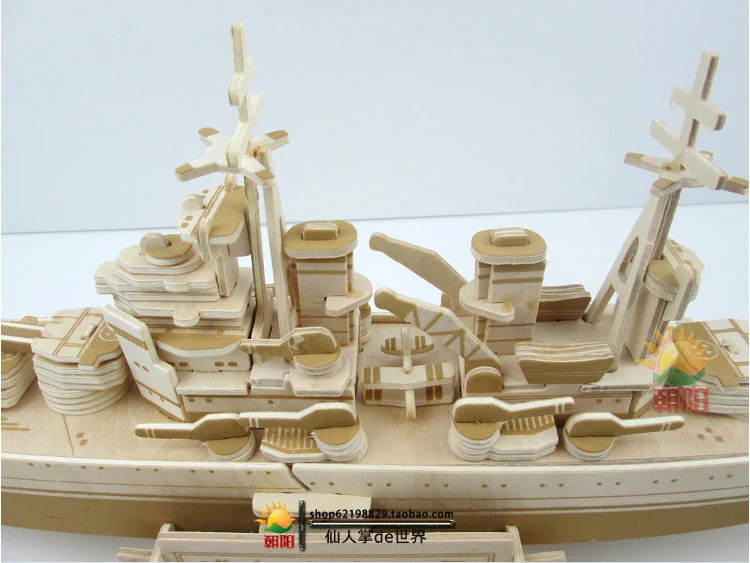 Deti Loď model vojnové lode diy montáž destroyer simulácia loď dreva, montáž modelu lietadla vojnová loď yacht model detí, hračky