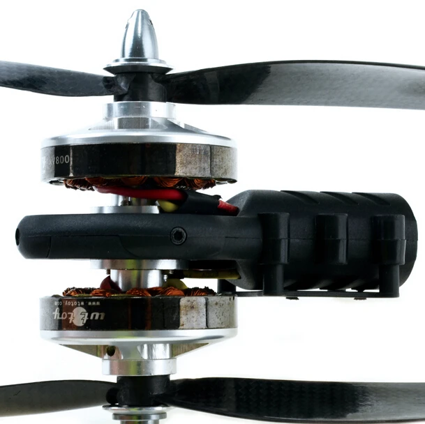 Dia.22 mm 22 mm Multi-Rotor Dvojitá Vrstva Motor Namontujte Držiak na FPV Multicopter Quadcopter Black(Podpora X8 Režim)