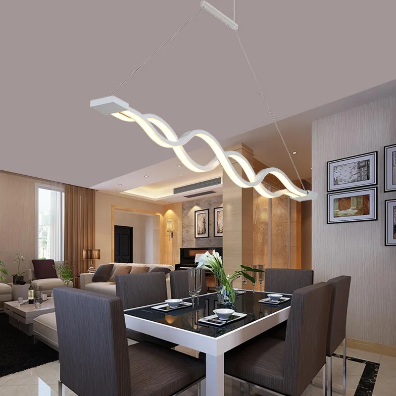 (EICEO) Hotel, Kaviareň LED Luster Obývacia Izba, Spálňa Osvetlenie Atmosféru Tvorivej Trojuholník Svetla Prívesok Lampa 100 cm
