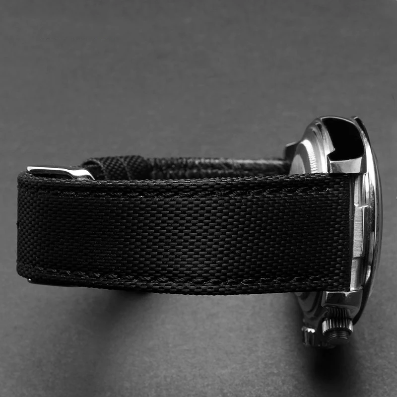 HOT Predaj kvalitné Nový Príchod Plátno Originálne kožené vnútorné Watchband Plátno Dvoch Častí Hodinky Remienok 18 mm 20 mm 22 mm 24 mm
