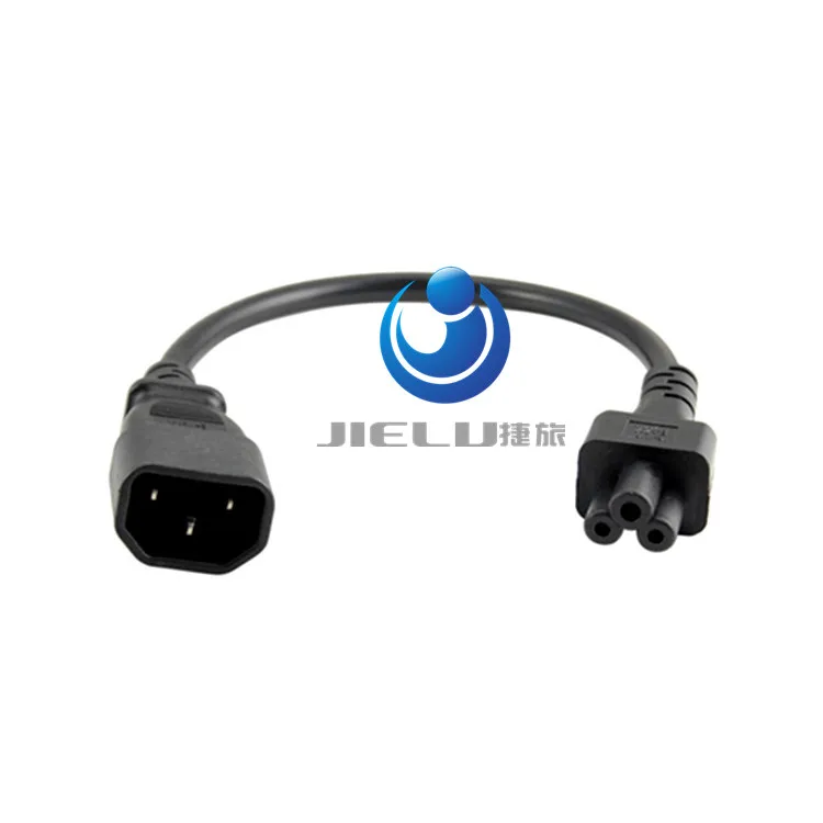 IEC 320 C14 Samec Konektor do C5 Žena Kábel Adaptéra IEC 3 Pin Male na C5 Micky.PDU PSU Power Converter, Kábel 30 CM