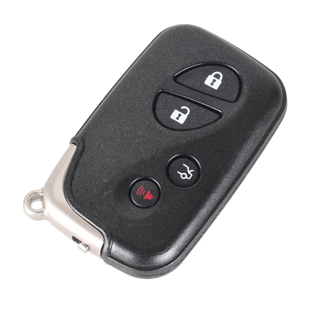 KEYYOU Nahradenie Shell 4 Tlačidlá Smart Remote príveskom Prípade Lexus GS430 ES350 GS350 LX570 IS350 RX350 IS250 + Prázdny Kľúč