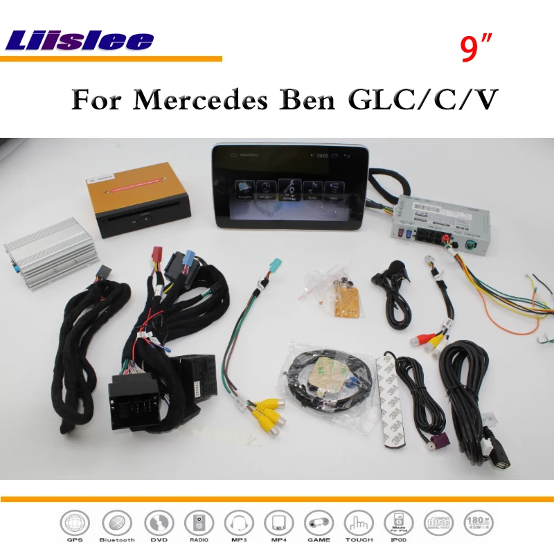 Liislee Android Multimediálne Pre Mercedes Benz GLC / C / V Triede~2017 Rádio Stereo CD, DVD Prehrávač, GPS Navi Navigačný Systém