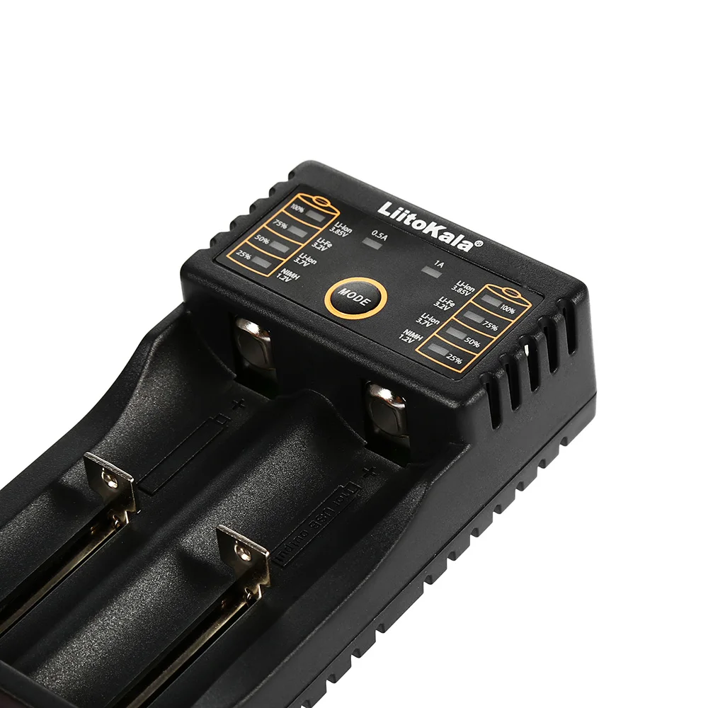 LiitoKala Lii-202 USB Inteligentná Nabíjačka Batérií s Výkonom Bankových Funkciu pre Ni-MH Lítia 18650 26650 18350 14500 lii202