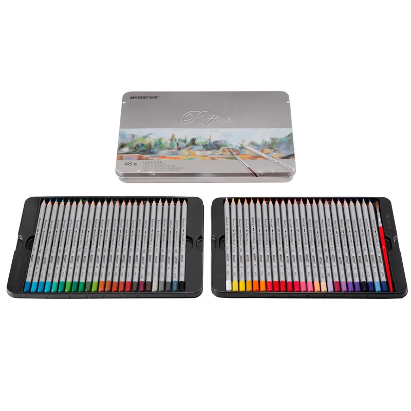 Marco 7120 vody, farebné ceruzky 24 /36/48 farba rozpustná vo vode viesť farebné mapovanie farby maliarske