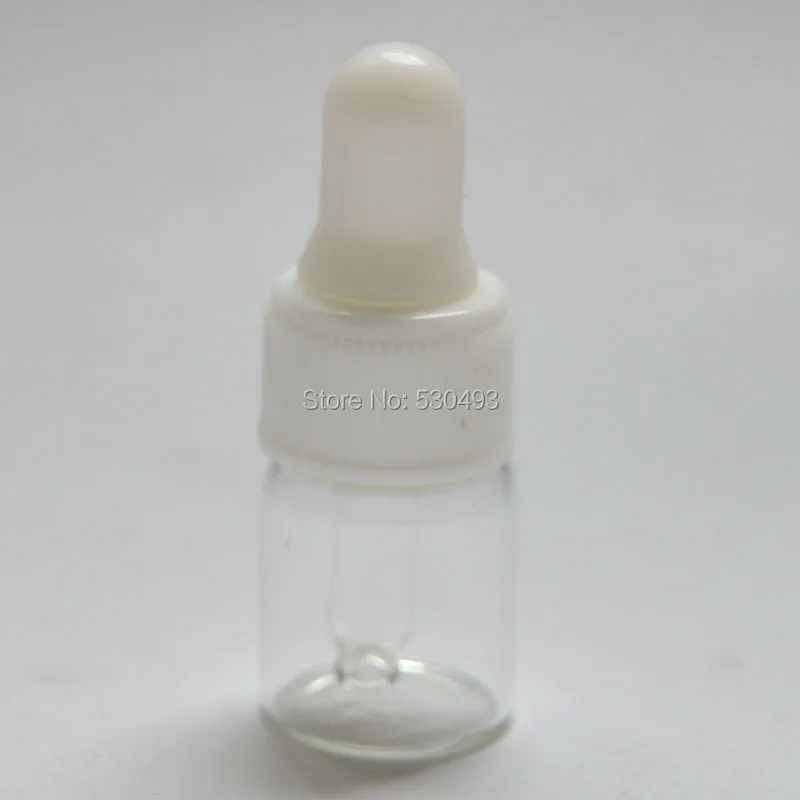 Móda 16*25mm Malé Sklenené Amber Ampulky s Čistého Skla Kvapkadla Spp Mini Jasné, Esenciálny Olej 2ml Sklo Kvapkadla Fľašu