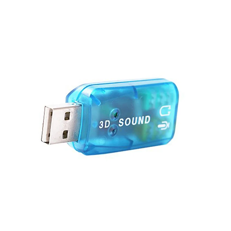 Nové 5.1 Externý USB Audio Zvukovú Kartu Adaptér Pre Notebook PC Prenosný počítač QJY99