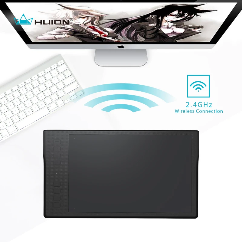 Nové Huion Inspiroy Q11K Bezdrôtový Grafický Nákres Tabletu, Digitálneho Pera Tabletu