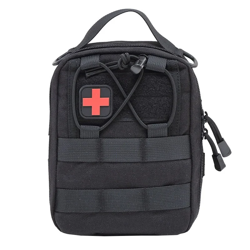 Nový Camping Havarijné Súpravy Black Prvej Pomoci Puzdro Lekárska Taška Vojenské Lekárničky Survival Kit Turistika Mini Balík