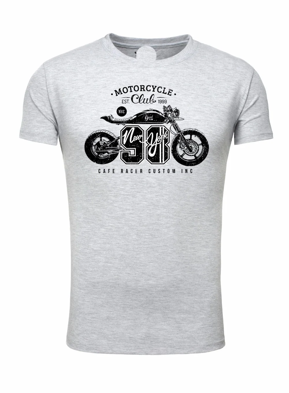 Nový Dizajn Muži Košele, Topy Krátky Rukáv Bavlna Fitness T-Shirts Goodflow Cafe Racer Motocykel vojenské Tričko
