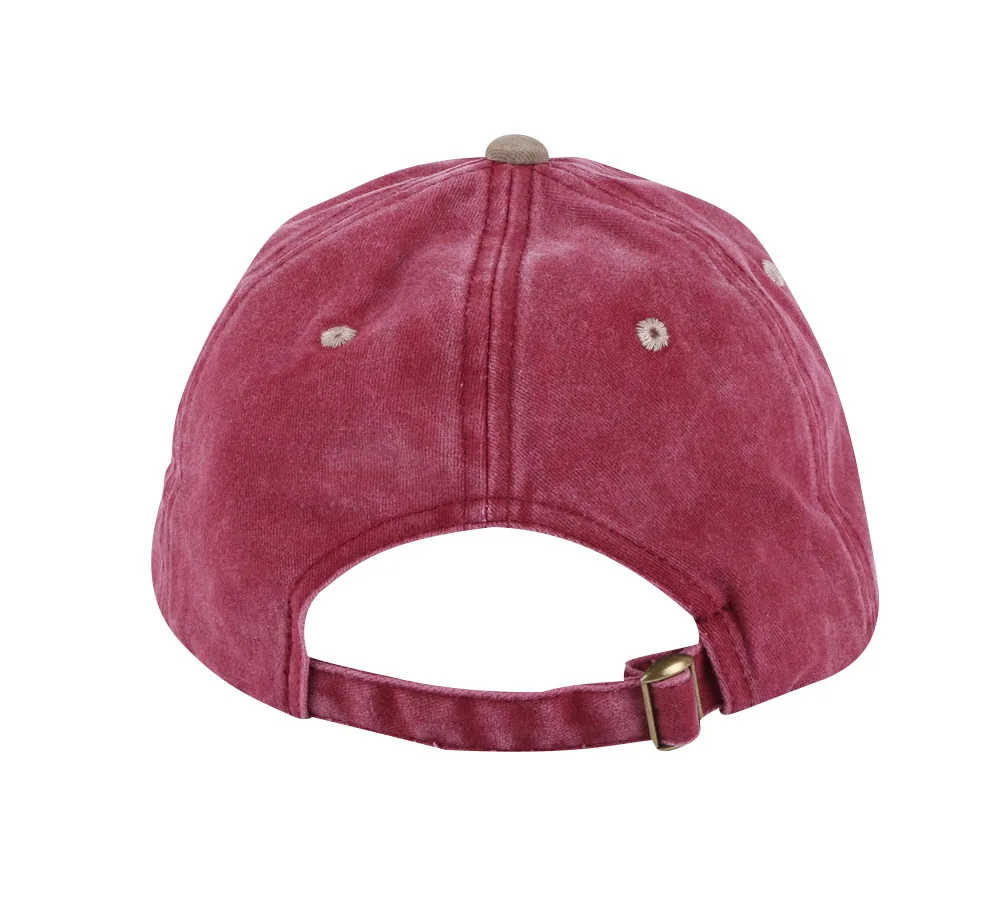 OHCOXOC veľkoobchod unisex bežné klobúky, čiapky paletu farieb umývateľný bavlna, denim štýl outdoorové športy ženy muži baseball cap