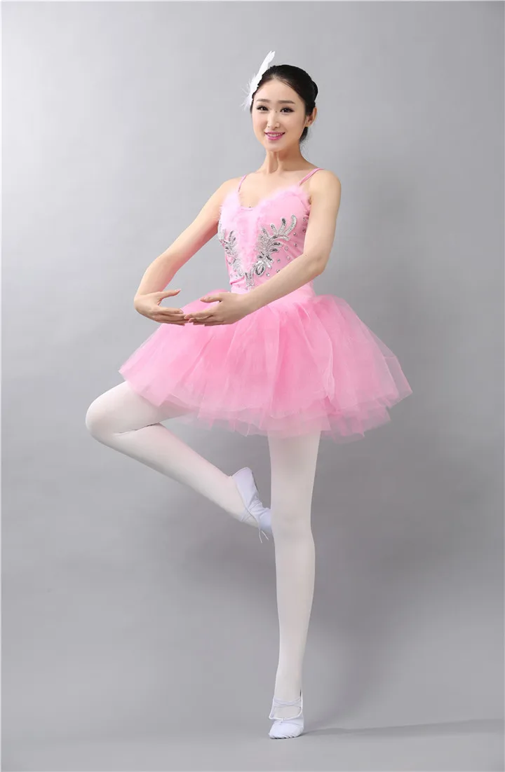 Pre Dospelých Profesionálne Tanier Tutu Šaty Flitrami Biely Balet Labutie Jazero Šaty Ženy, Dievčatá Balerína Šaty Popruhy Balet Kostýmy