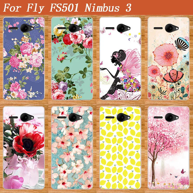 Pre Lietať Nimbus 3 FS501 Telefón Prípade Najnovšie Príchodu maľovanie Módne Krásny Kvet Štýly DIY Prípade Lietať FS501 Nimbus 3