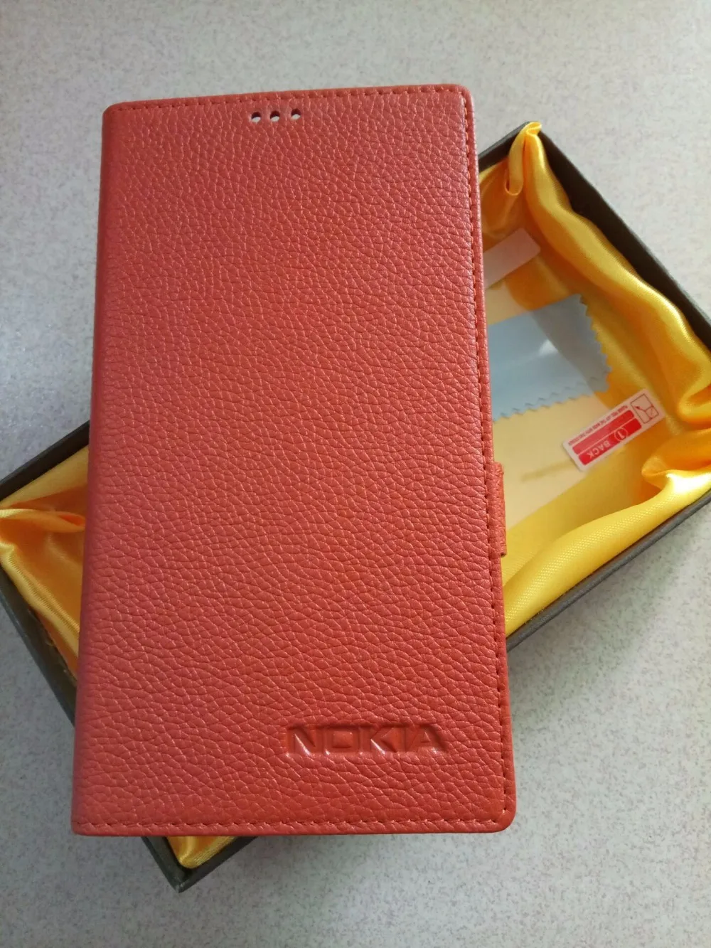 Pre Nokia Lumia 1520 Prípade,Vysoká Kvalita Genuine Hovädzie Kože Flip Kožené Puzdro Pre Nokia Lumia 1520 S Screen Protector