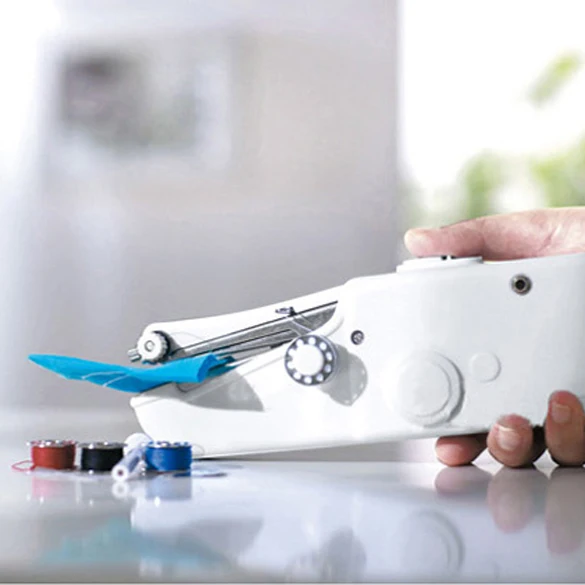 Prenosný mini elektrické ručné šijací stroj napájaný z batérií domov verlock Steh Šijací Stroj pre Domácnosť Produkty