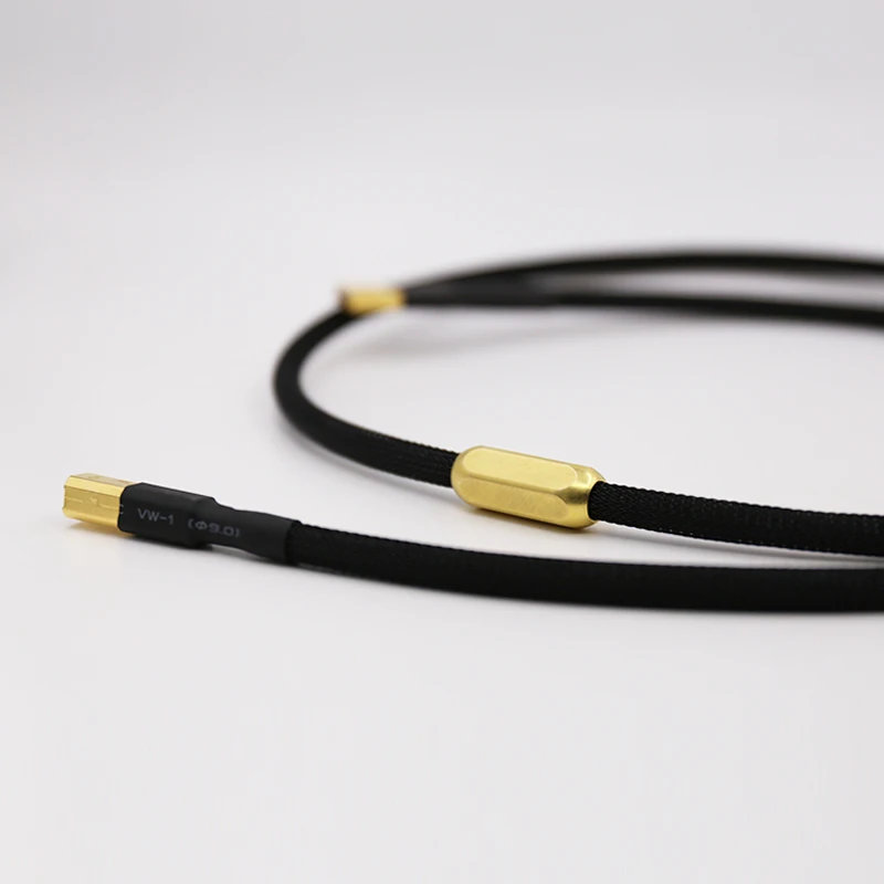 Pár 5N OCC čistej medi DAC, USB 2.0 kábel Zvuk dekodéry Údaje drôt S pozlátené USB konektor