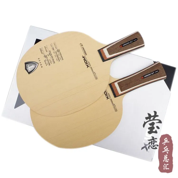 Pôvodné XIOM HINOKI S7 stolný tenis čepeľ raketové športy, stolný tenis loptičky vnútorné športové cypress čistého dreva