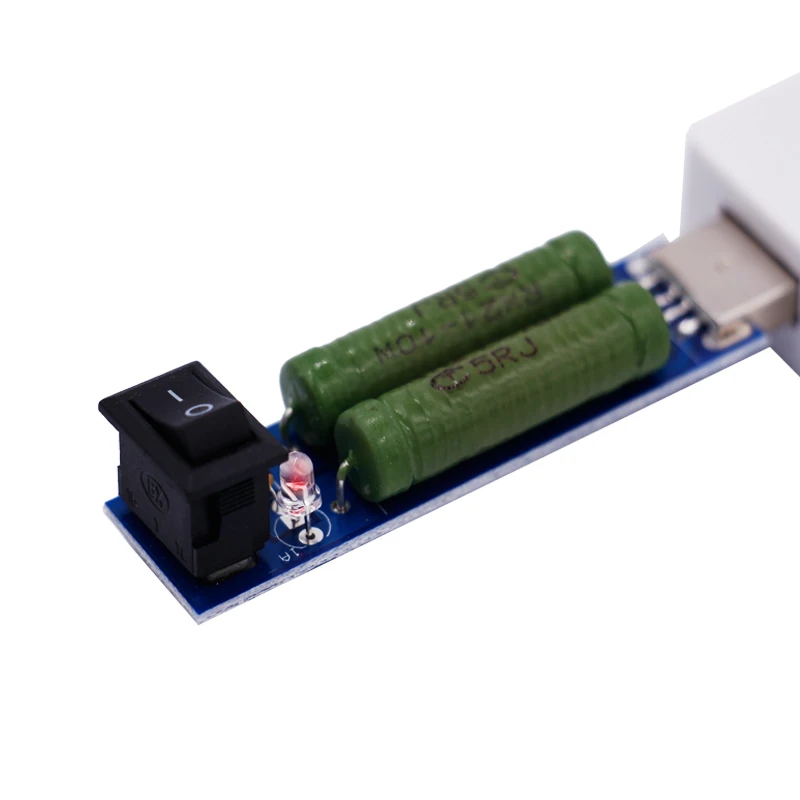 USB odpor dc elektronické zaťažení kapacita batérie napätie vypúšťanie odpor tester S spínač nastaviteľný prúd 1A/2A 40%off